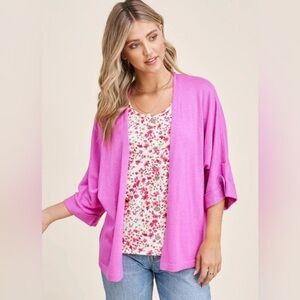 Pink Cardigan by Pink Clover